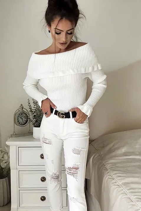 PENSOLDA WHITE női felső, Szín: fehér, IVET.HU - A te online butikod.