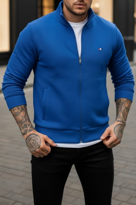 NORONO BLUE férfi kardigán, Szín: kék, IVET.HU - A te online butikod.