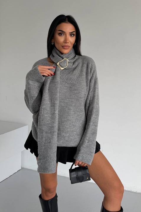 MIKONZA GREY pulóver, Szín: szürke, IVET.HU - A te online butikod.