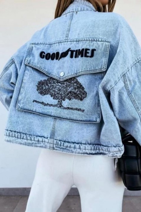 TANVELZA BLUE farmer dzseki, Szín: kék, IVET.HU - A te online butikod.