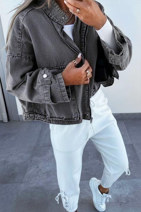 TANVELZA GRAFIT farmer dzseki, Szín: grafitszürke, IVET.HU - A te online butikod.