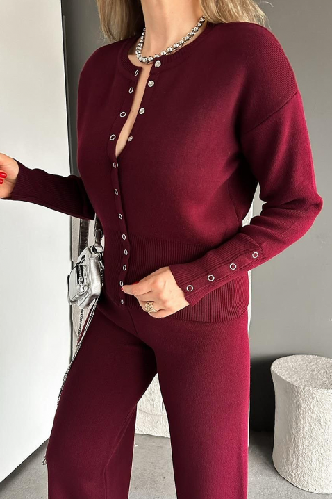 ELZORANA BORDO szett, Szín: bordó, IVET.HU - A te online butikod.