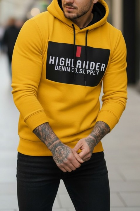 MEFRIDO YELLOW férfi pulóver, Szín: sárga, IVET.HU - A te online butikod.