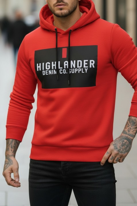 MEFRIDO RED férfi pulóver, Szín: piros, IVET.HU - A te online butikod.