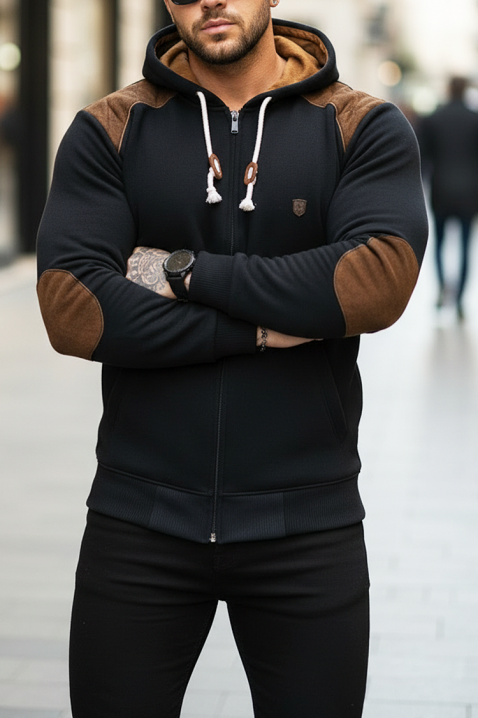 ZORFOZO BLACK férfi kardigán, Szín: fekete, IVET.HU - A te online butikod.