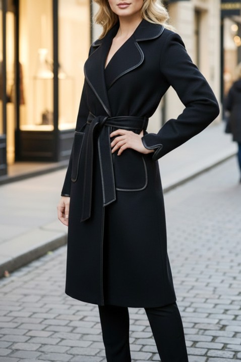 POLERFA BLACK kabát, Szín: fekete, IVET.HU - A te online butikod.