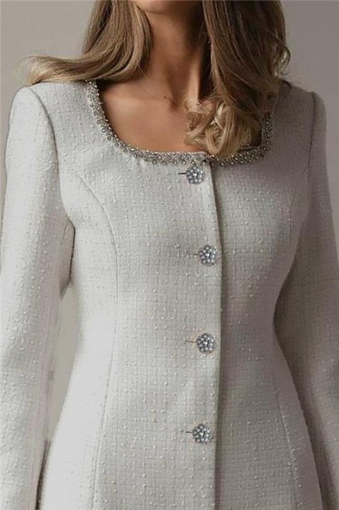 MIRFELDA WHITE ruha, Szín: fehér, IVET.HU - A te online butikod.