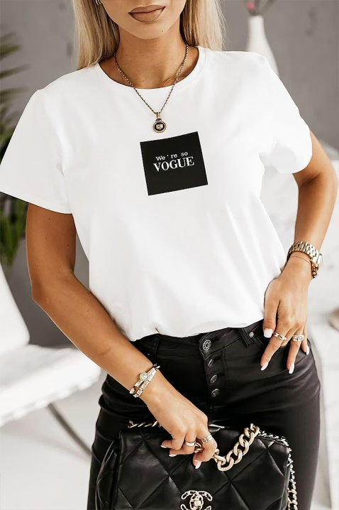 SELRINDA poló, Szín: fehér, IVET.HU - A te online butikod.