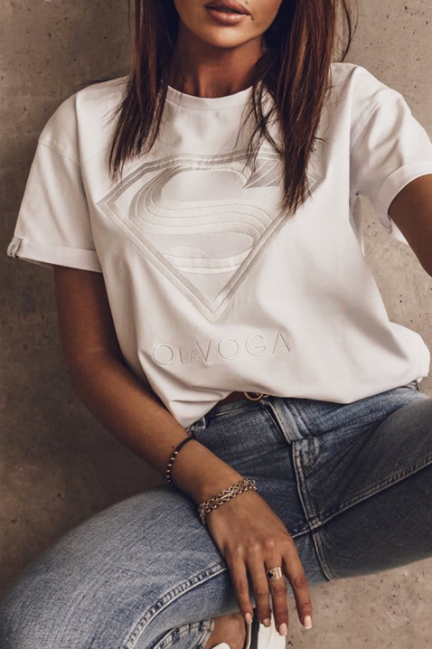 SUPRINDA poló, Szín: fehér, IVET.HU - A te online butikod.