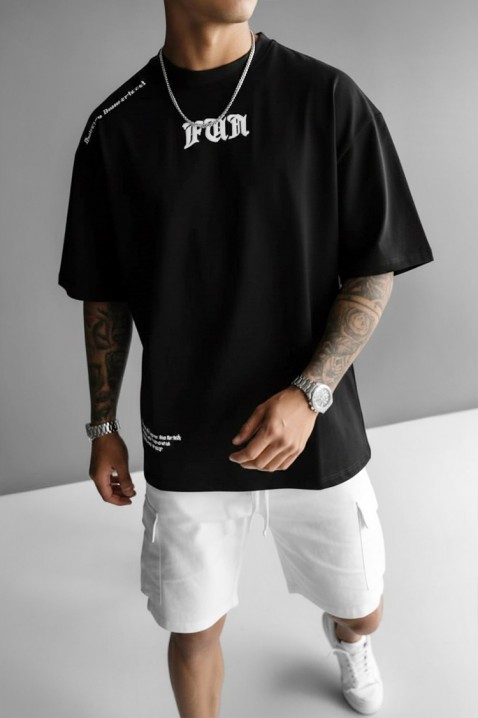 MORTIK férfi poló, Szín: fekete, IVET.HU - A te online butikod.