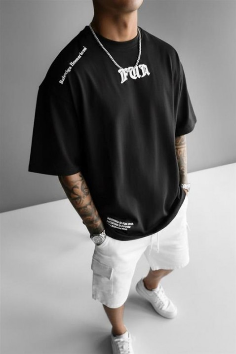 MORTIK férfi poló, Szín: fekete, IVET.HU - A te online butikod.