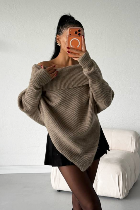 FIONDELA BEIGE pulóver, Szín: bézs, IVET.HU - A te online butikod.