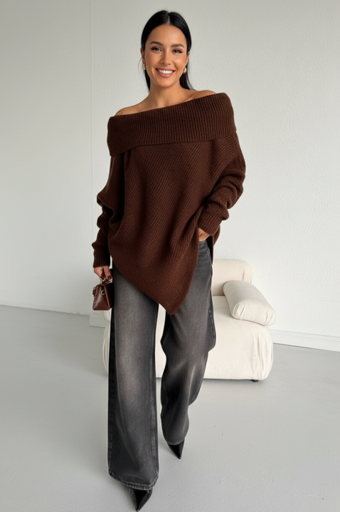 FIONDELA BROWN pulóver, Szín: barna, IVET.HU - A te online butikod.