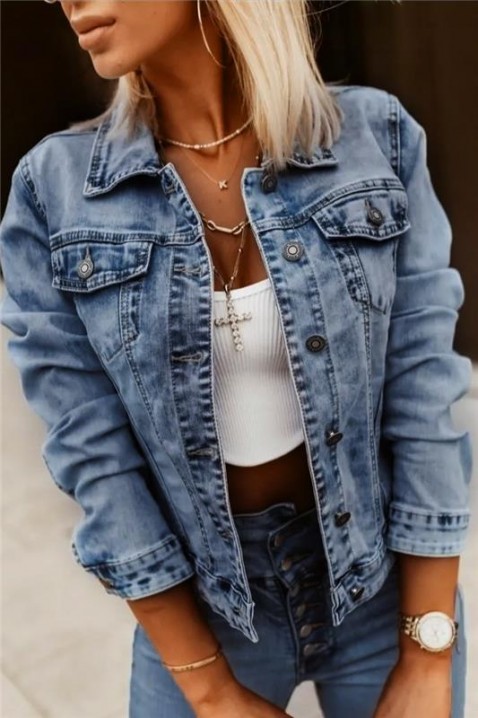 DENIMALA farmer dzseki, Szín: denim, IVET.HU - A te online butikod.