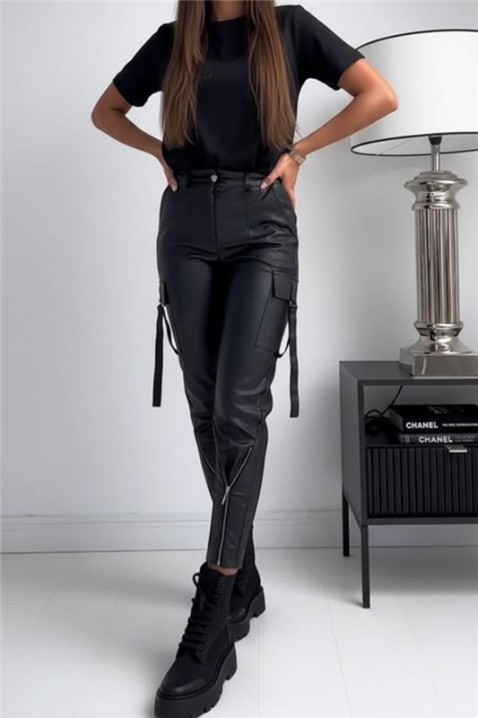 SILINZA BLACK nadrág, Szín: fekete, IVET.HU - A te online butikod.