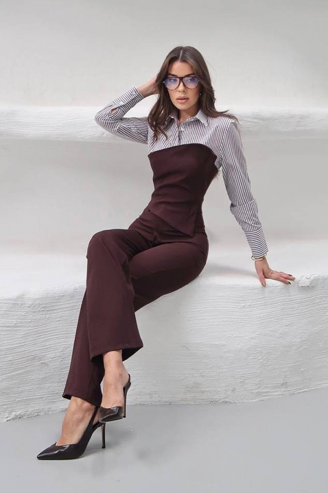 SEROLZA BROWN szett, Szín: barna, IVET.HU - A te online butikod.