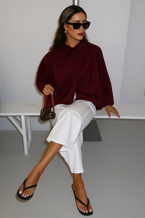 DERMINZA BORDO női blúz, Szín: bordó, IVET.HU - A te online butikod.