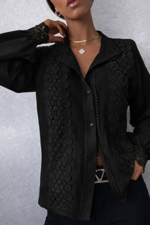 DAFINDA BLACK női blúz, Szín: fekete, IVET.HU - A te online butikod.