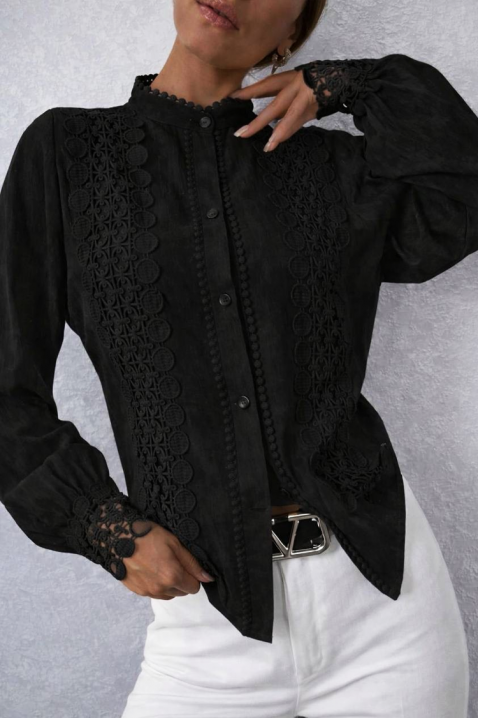 DAFINDA BLACK női blúz, Szín: fekete, IVET.HU - A te online butikod.