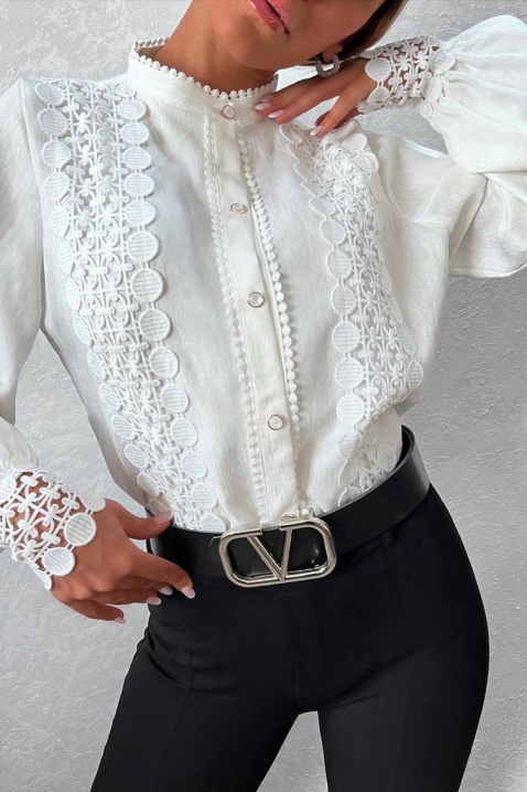 DAFINDA WHITE női blúz, Szín: fehér, IVET.HU - A te online butikod.