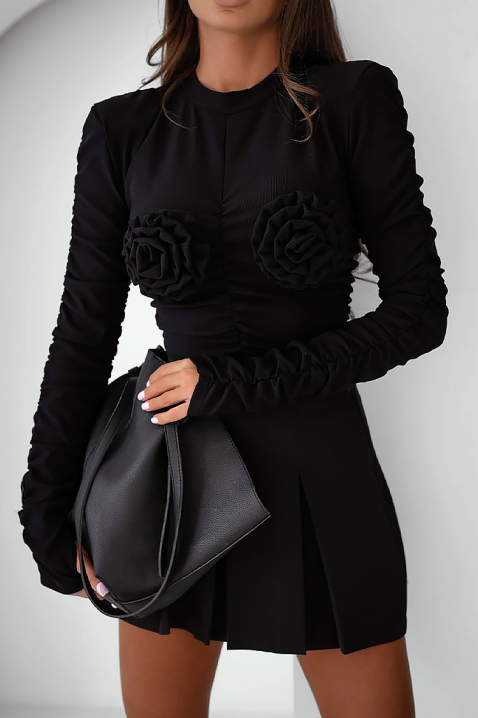 LUDBELDA BLACK női felső, Szín: fekete, IVET.HU - A te online butikod.