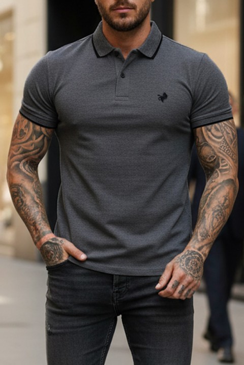 MORIFO GRAFIT férfi poló, Szín: grafitszürke, IVET.HU - A te online butikod.