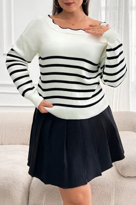 ZERNELDA pulóver, Szín: fehér, IVET.HU - A te online butikod.