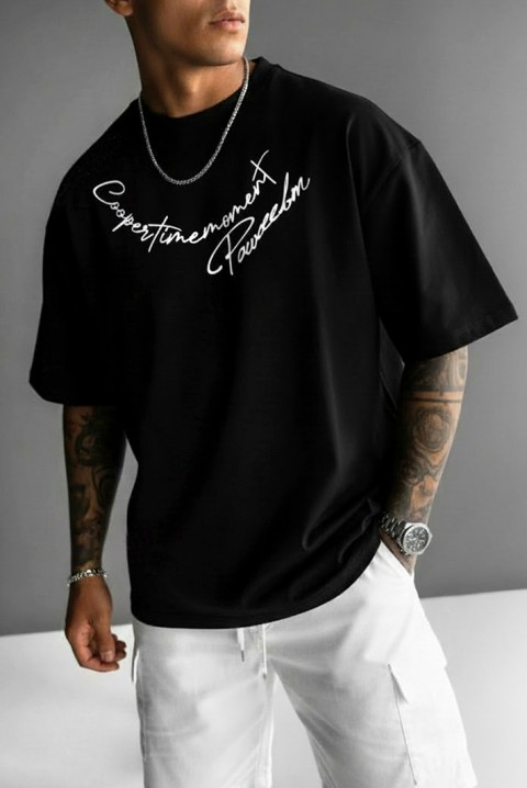 MIHROLO BLACK férfi póló, Szín: fekete, IVET.HU - A te online butikod.