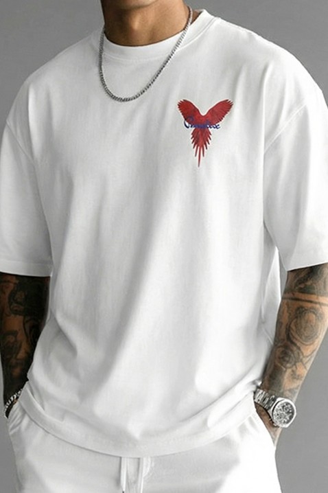 PRIZO WHITE férfi póló, Szín: fehér, IVET.HU - A te online butikod.