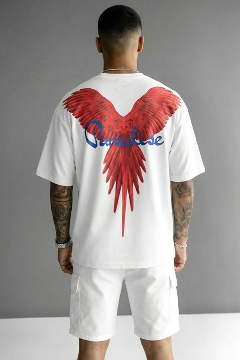 PRIZO WHITE férfi póló, Szín: fehér, IVET.HU - A te online butikod.