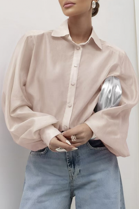 MIRELZENA BEIGE női blúz, Szín: bézs, IVET.HU - A te online butikod.