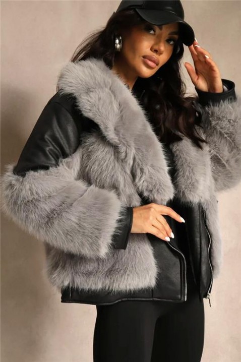 SELVILDA kabát, Szín: szürke, IVET.HU - A te online butikod.