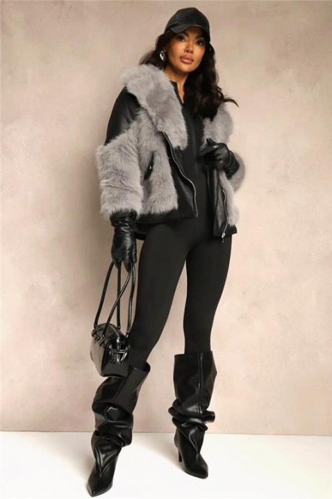 SELVILDA kabát, Szín: szürke, IVET.HU - A te online butikod.