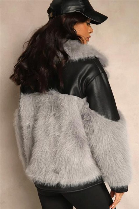 SELVILDA kabát, Szín: szürke, IVET.HU - A te online butikod.