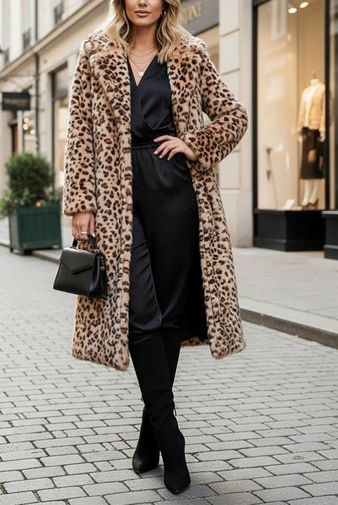 GROXELRA kabát, Szín: leopárdmintás, IVET.HU - A te online butikod.