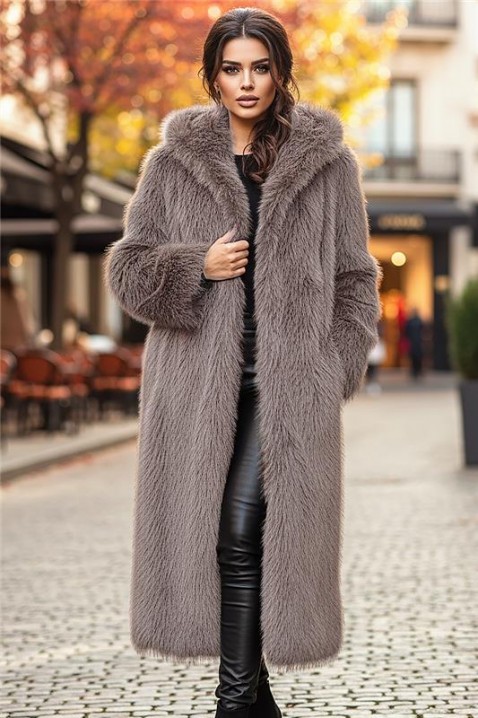 GRISTELFA BROWN kabát, Szín: barna, IVET.HU - A te online butikod.