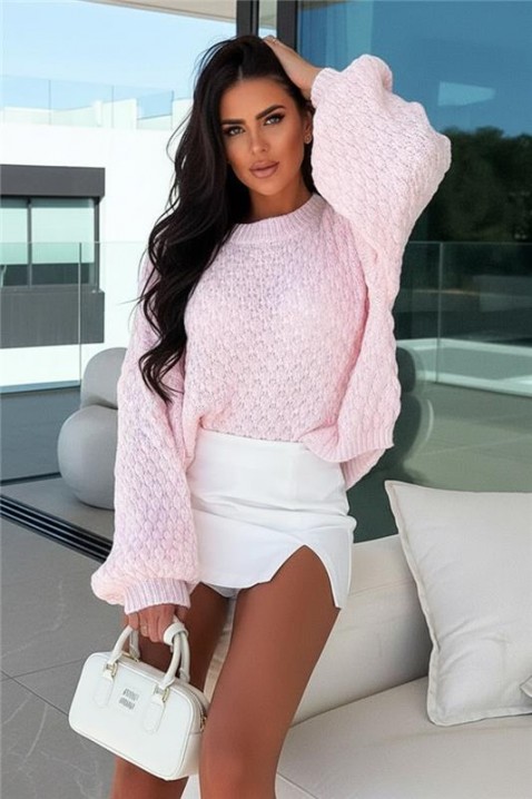 EVELIZIA pulóver, Szín: púderrózsaszín, IVET.HU - A te online butikod.