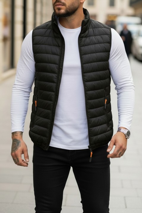 FORMENO BLACK férfi mellény, Szín: fekete, IVET.HU - A te online butikod.