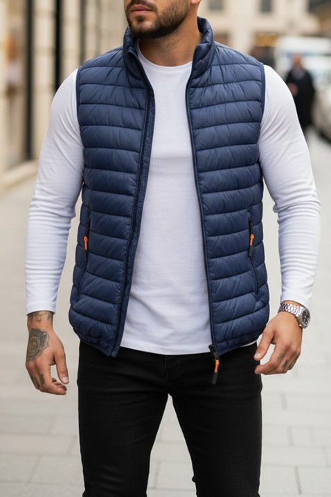 FORMENO NAVY férfi mellény, Szín: sötétkék, IVET.HU - A te online butikod.