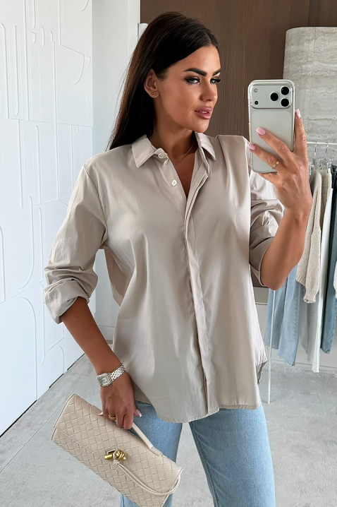 NIOGELTA BEIGE női blúz, Szín: bézs, IVET.HU - A te online butikod.