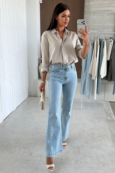 NIOGELTA BEIGE női blúz, Szín: bézs, IVET.HU - A te online butikod.