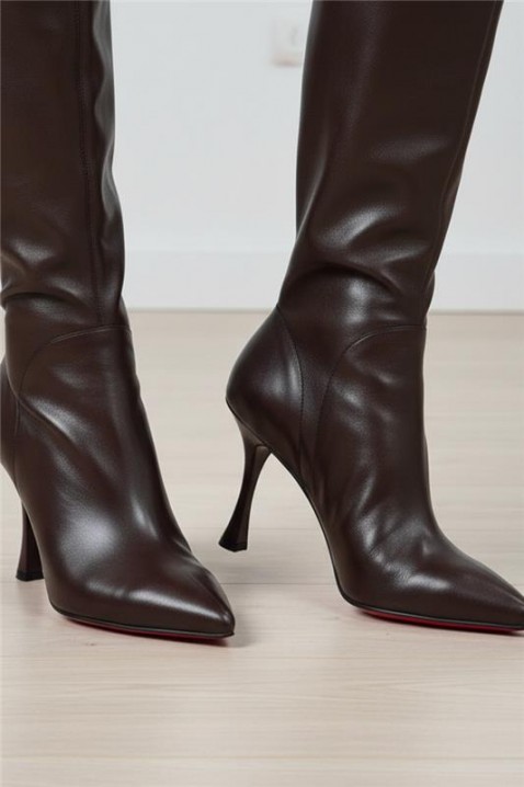 VELORINDA női csizma, Szín: barna, IVET.HU - A te online butikod.