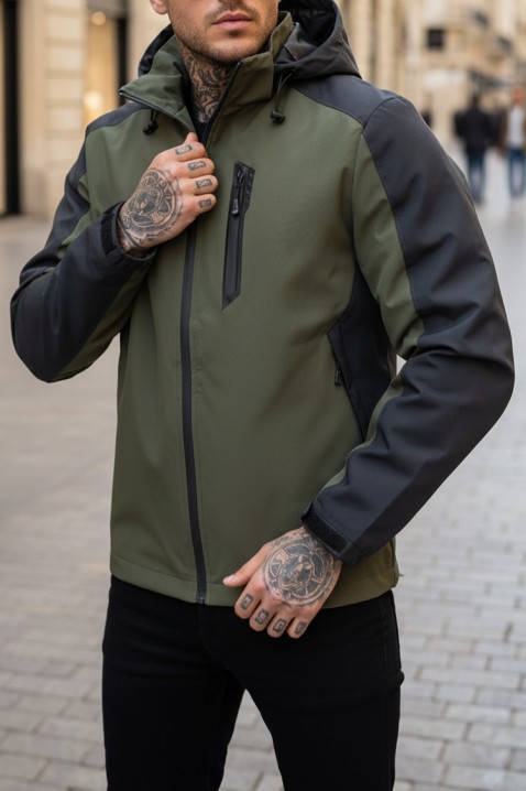 NIMONO KHAKI férfi dzseki, Szín: khaki, IVET.HU - A te online butikod.