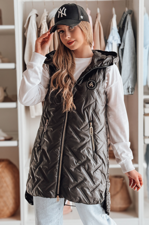 ZABRINDA BLACK mellény, Szín: fekete, IVET.HU - A te online butikod.