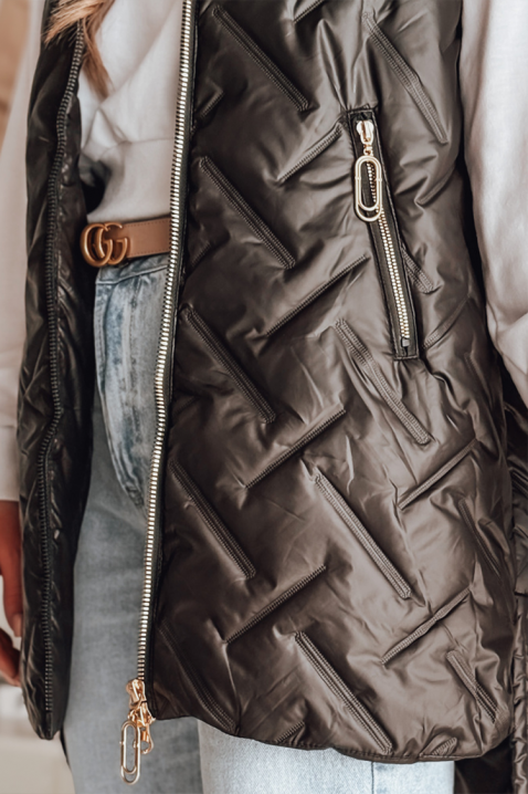 ZABRINDA BLACK mellény, Szín: fekete, IVET.HU - A te online butikod.