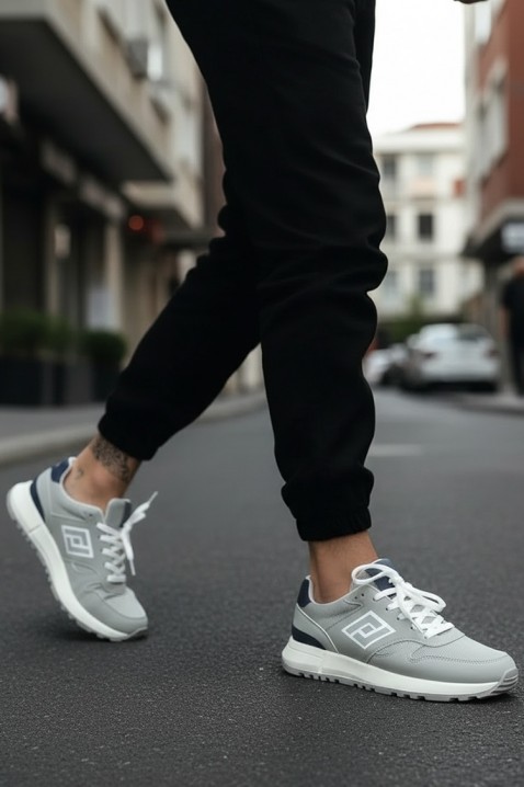 TELFORO GREY férfi tornacipő, Szín: szürke, IVET.HU - A te online butikod.