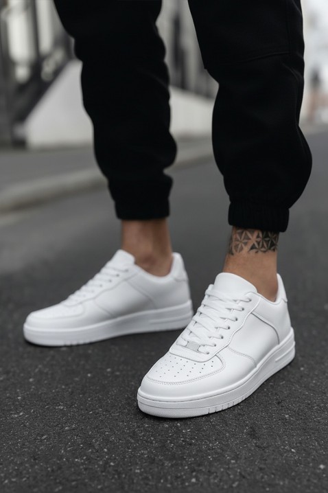 JEROZ WHITE férfi tornacipő, Szín: fehér, IVET.HU - A te online butikod.