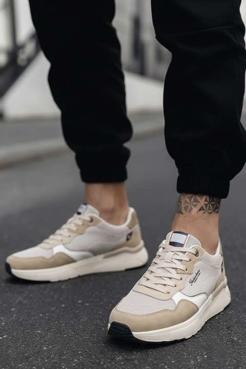 HROMOZ BEIGE férfi tornacipő, Szín: bézs, IVET.HU - A te online butikod.