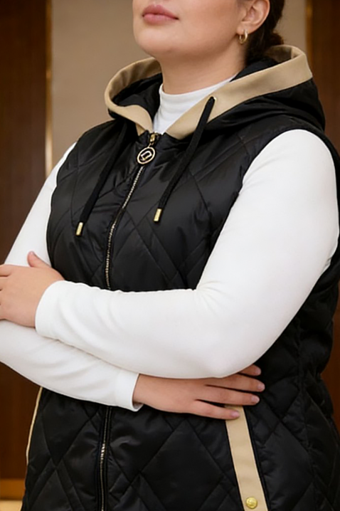 BRUTELMA BLACK mellény, Szín: fekete, IVET.HU - A te online butikod.