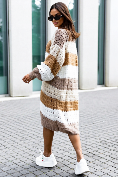 RAINZOLA BROWN kardigán, Szín: barna, IVET.HU - A te online butikod.